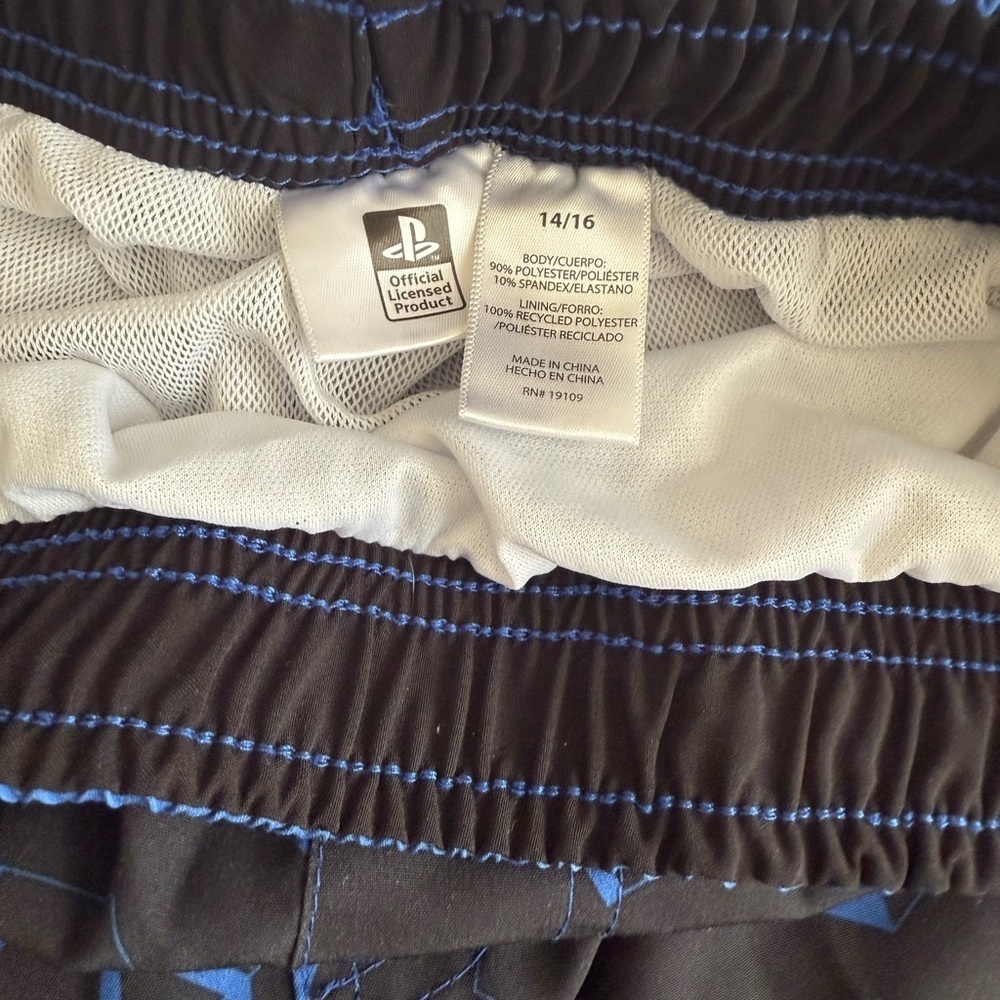 Sony Kids Swim Trunks - Black and Blue size 14/16 - Picture 2 of 3